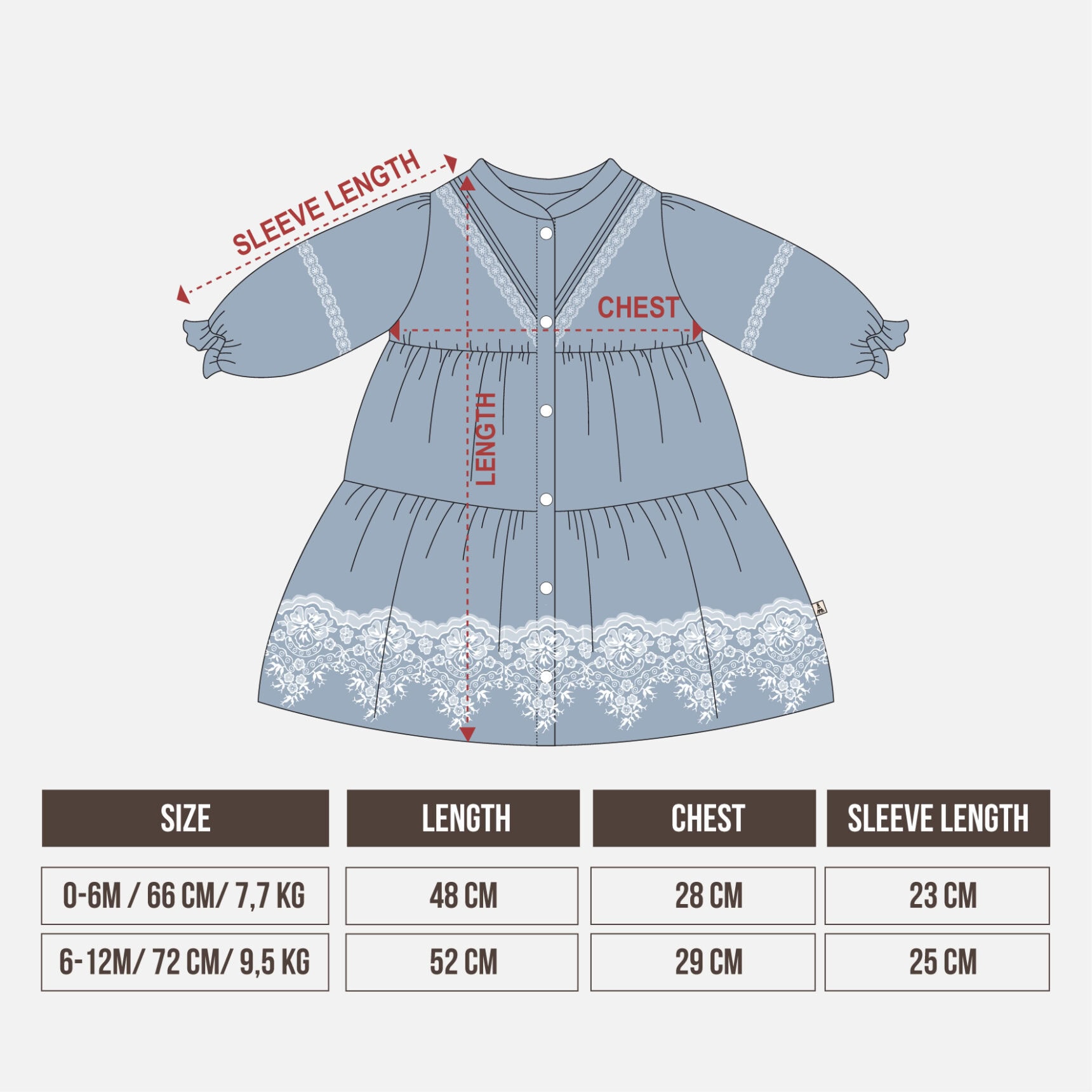AYRA BABY DRESS - Gambar 2
