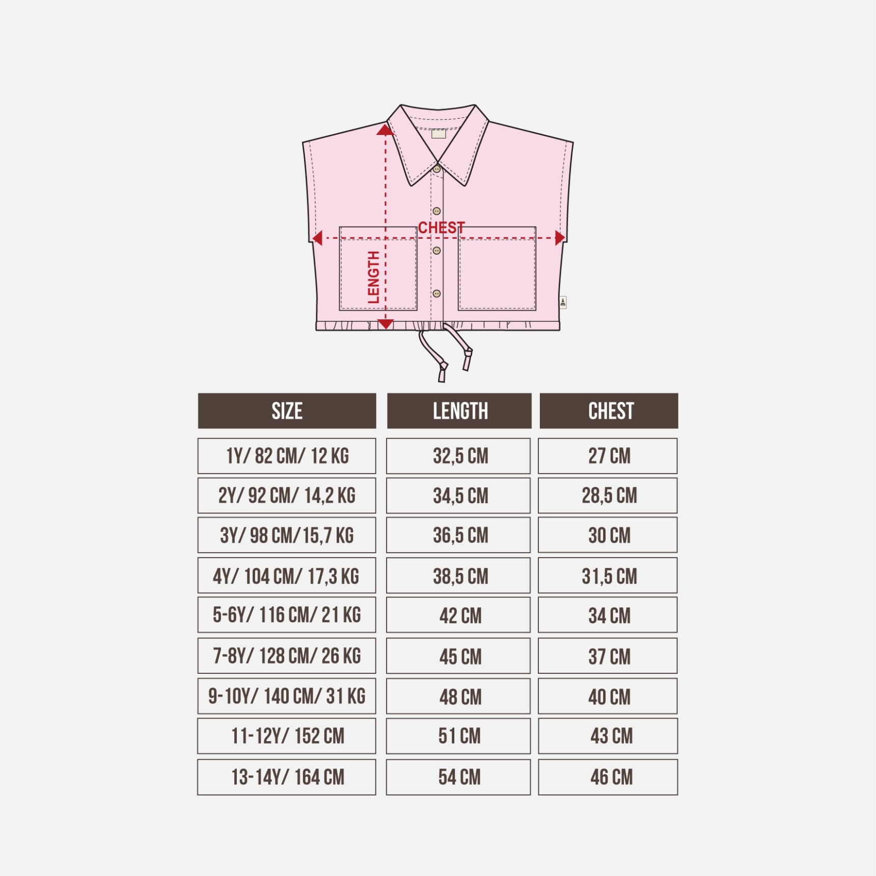 CROP POCKET SHIRT - Gambar 2