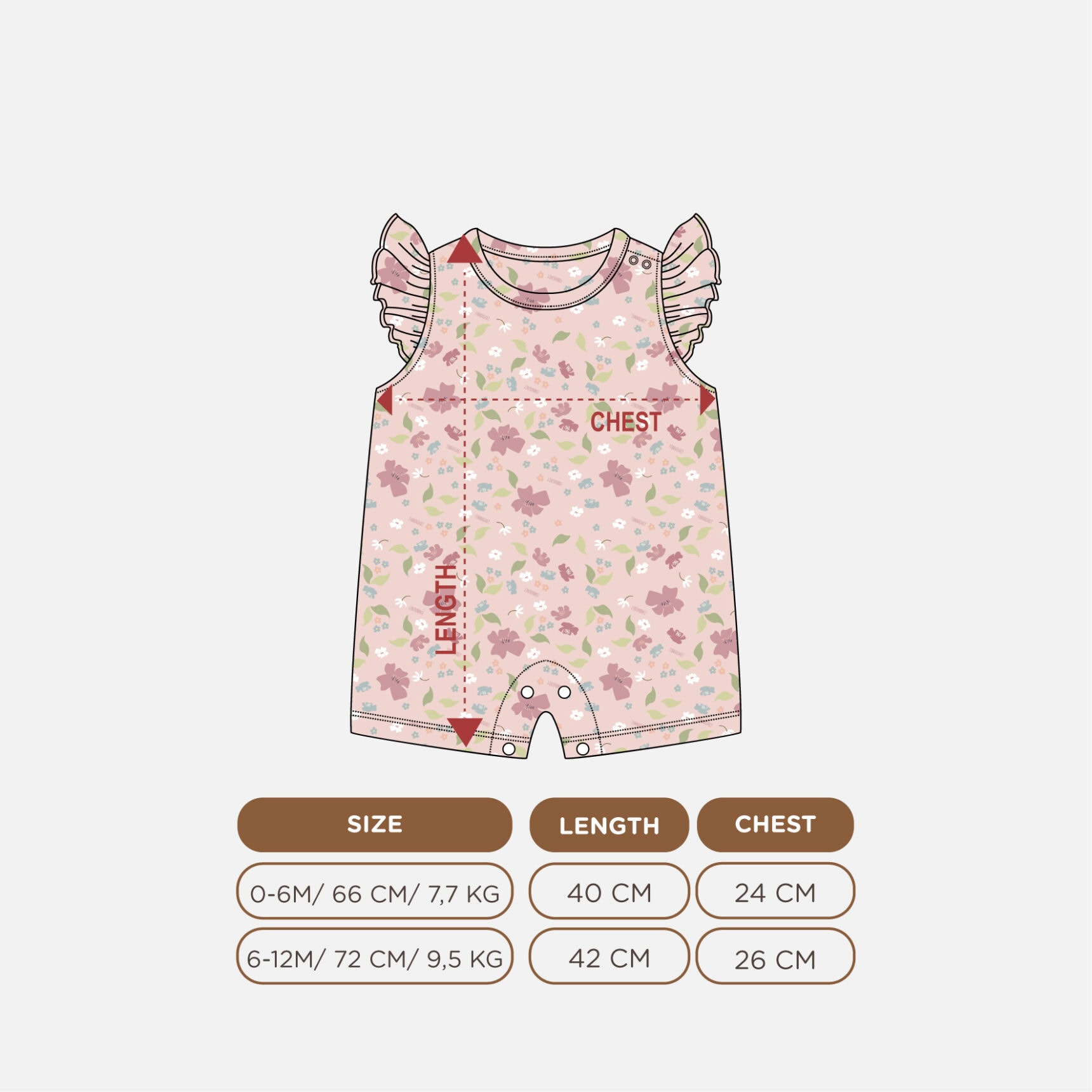 PANNADAILY - PLAYSUIT GIRL PRINT - FLOWERS COSMOS SERIES - Gambar 2