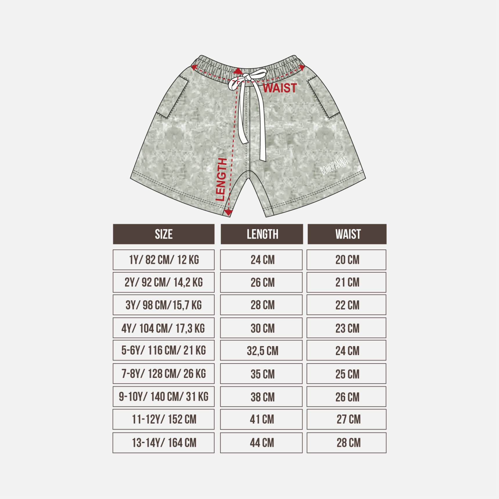 SHORT WASHED PANT - Gambar 2