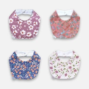 PANNADAILY - BIB GIRL PRINT - FLOWERS COSMOS SERIES