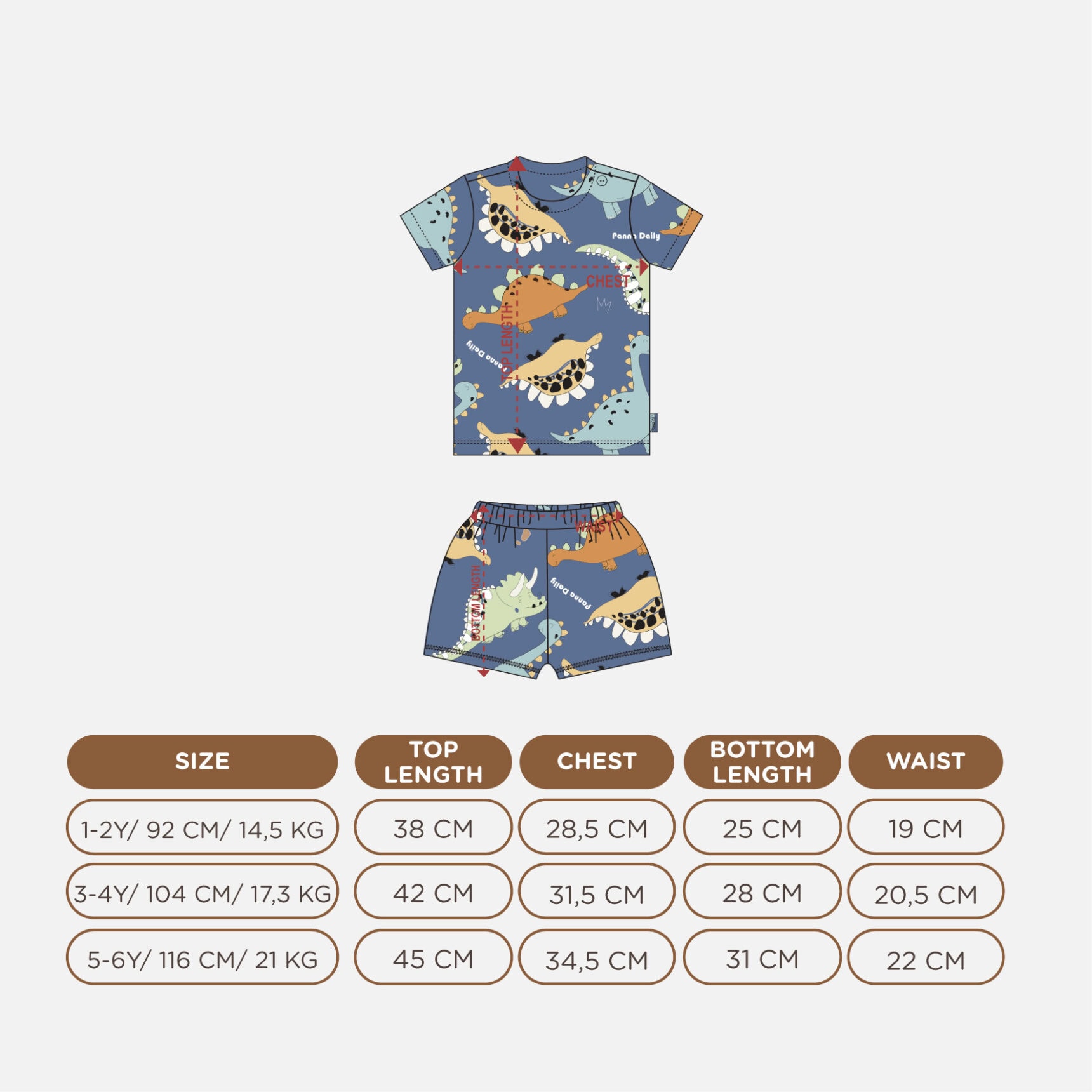 PANNADAILY - SET KIDS PRINT - Gambar 2