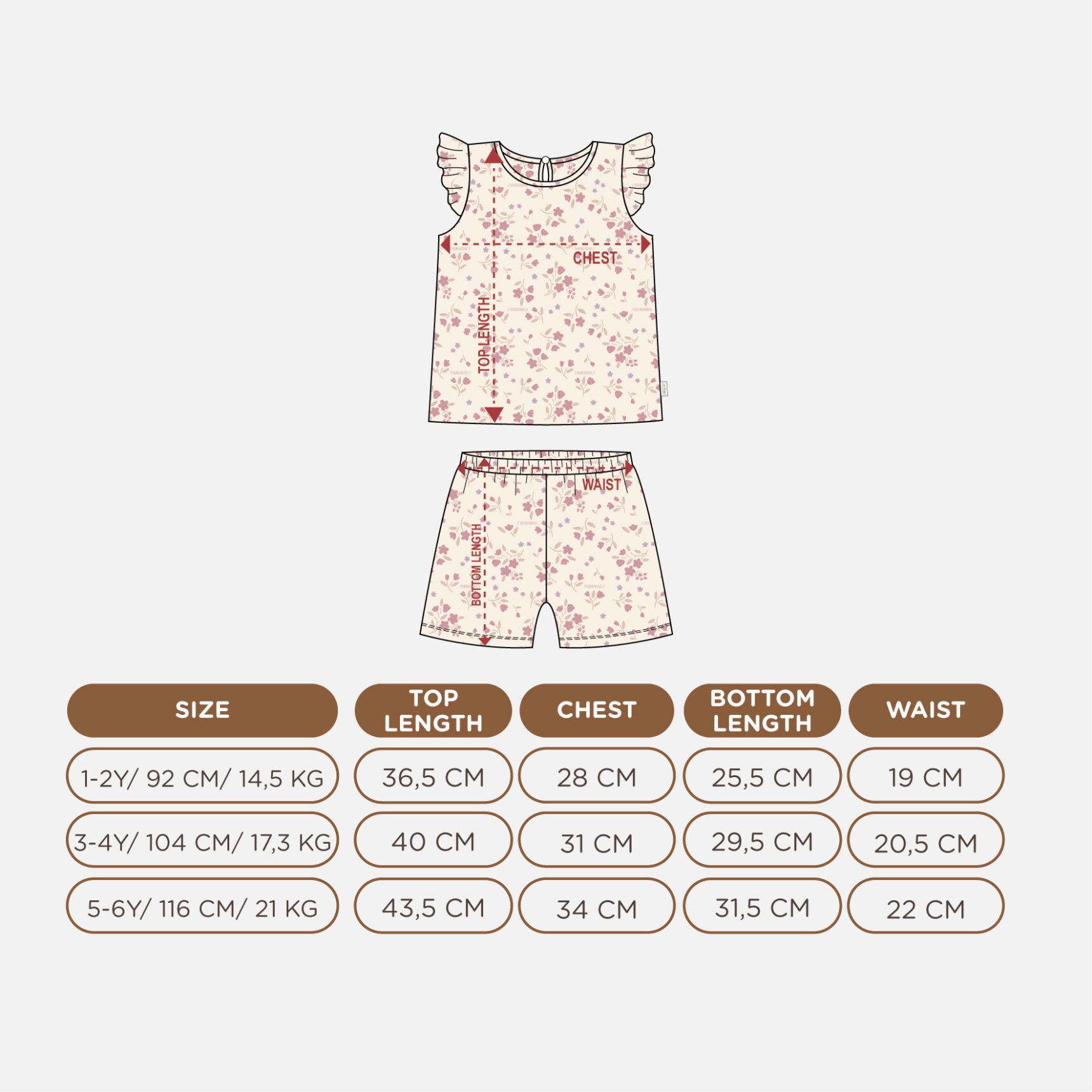 PANNADAILY - SET KIDS GIRL PRINT - Gambar 2
