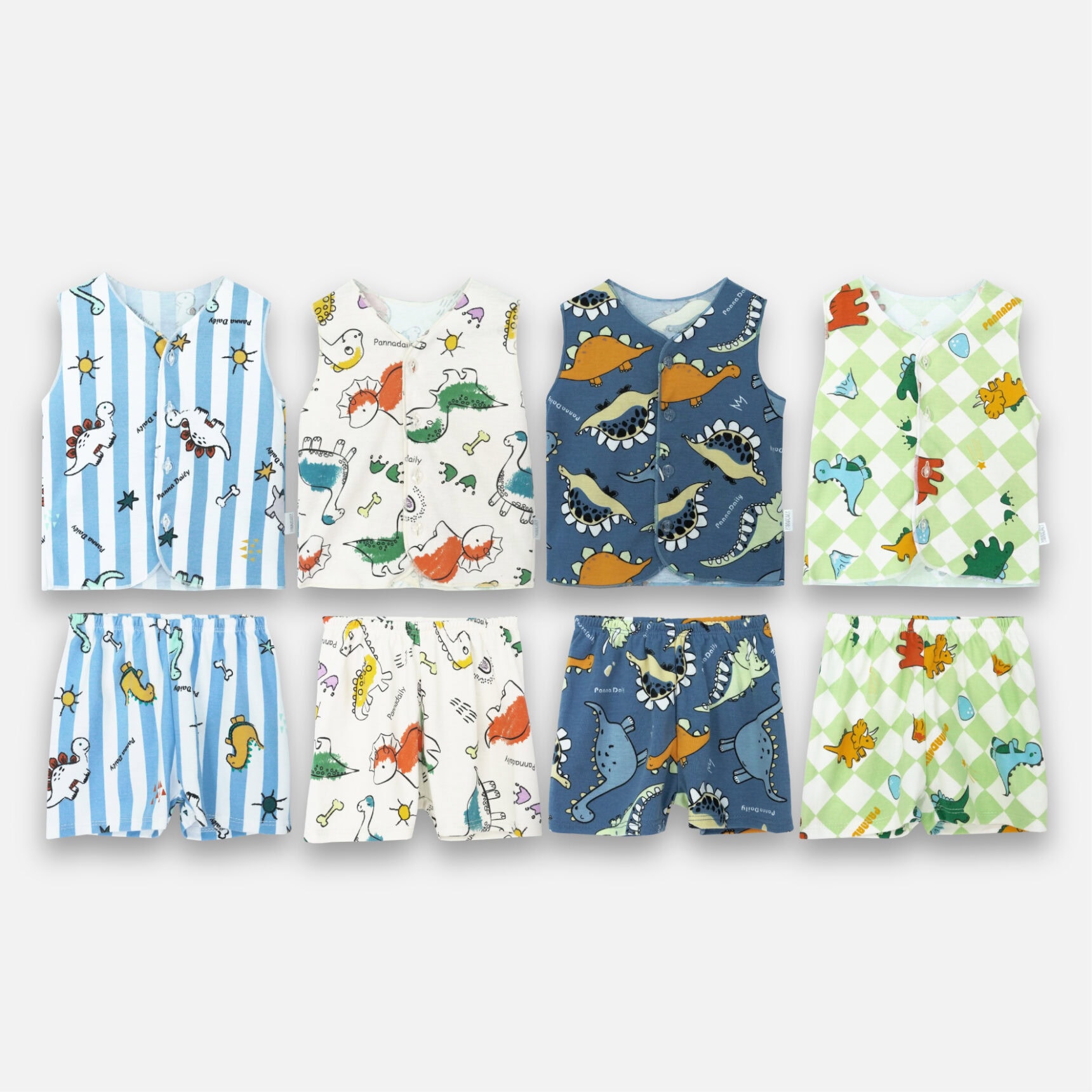 PANNADAILY - SLEEVELESS SET BABY PRINT