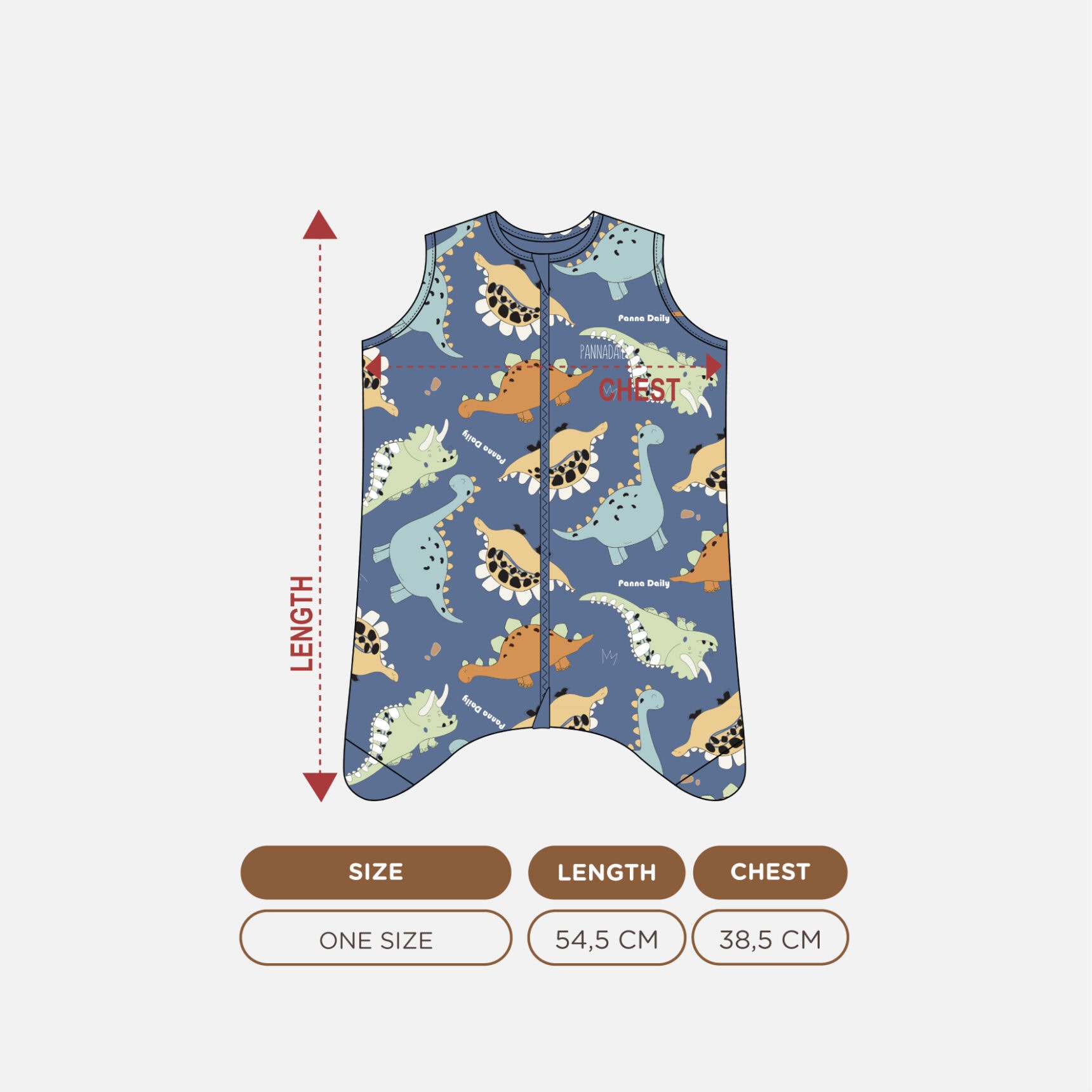PANNADAILY - SLEEP SACK UNI PRINT - Gambar 2