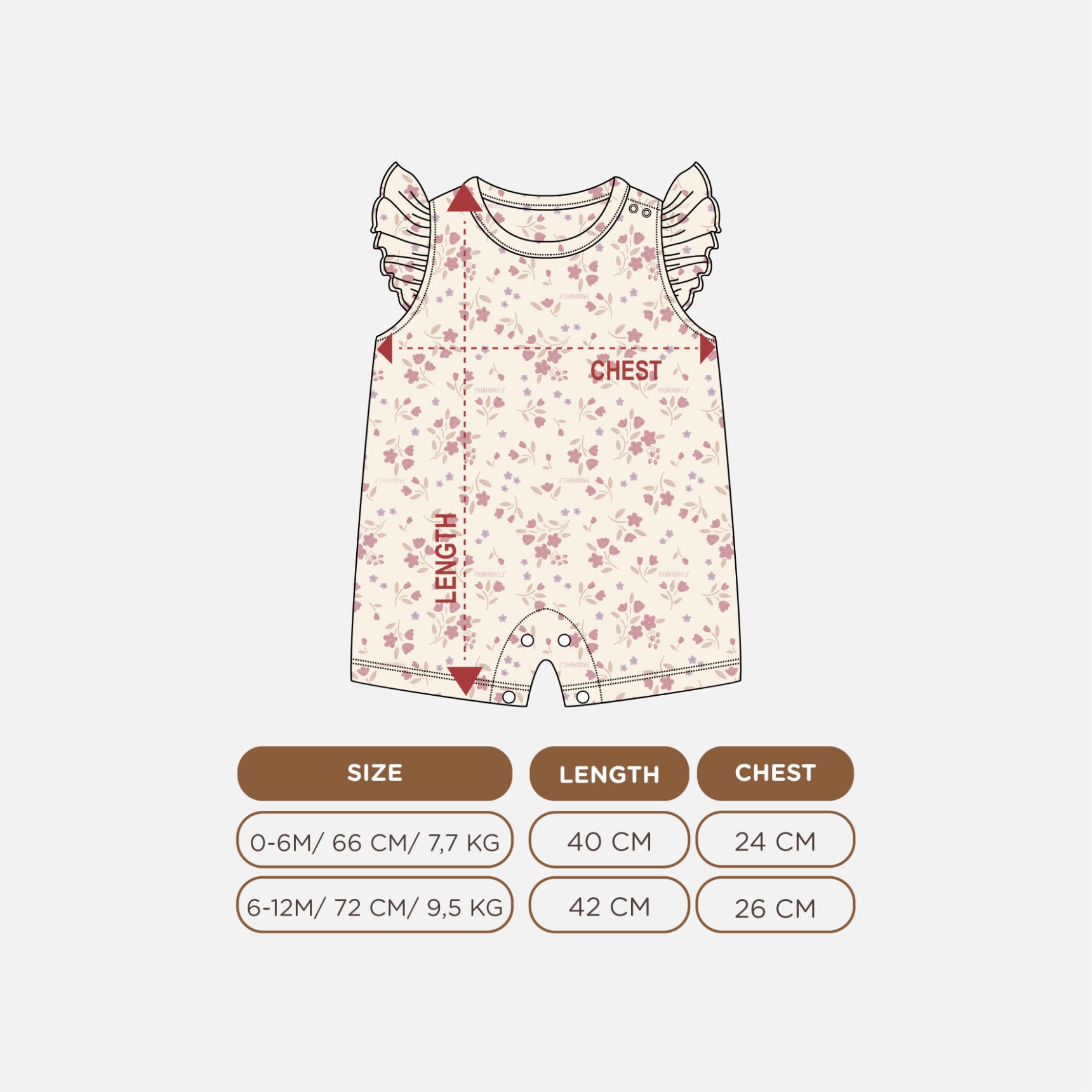 PANNADAILY - PLAYSUIT GIRL PRINT - Gambar 2