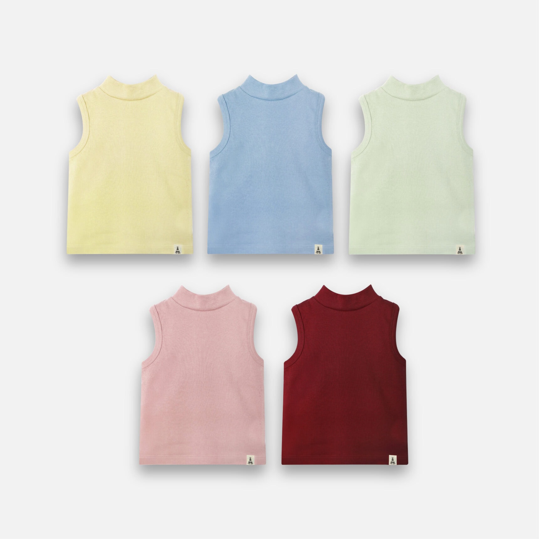 SLEEVELESS TURTLENECK