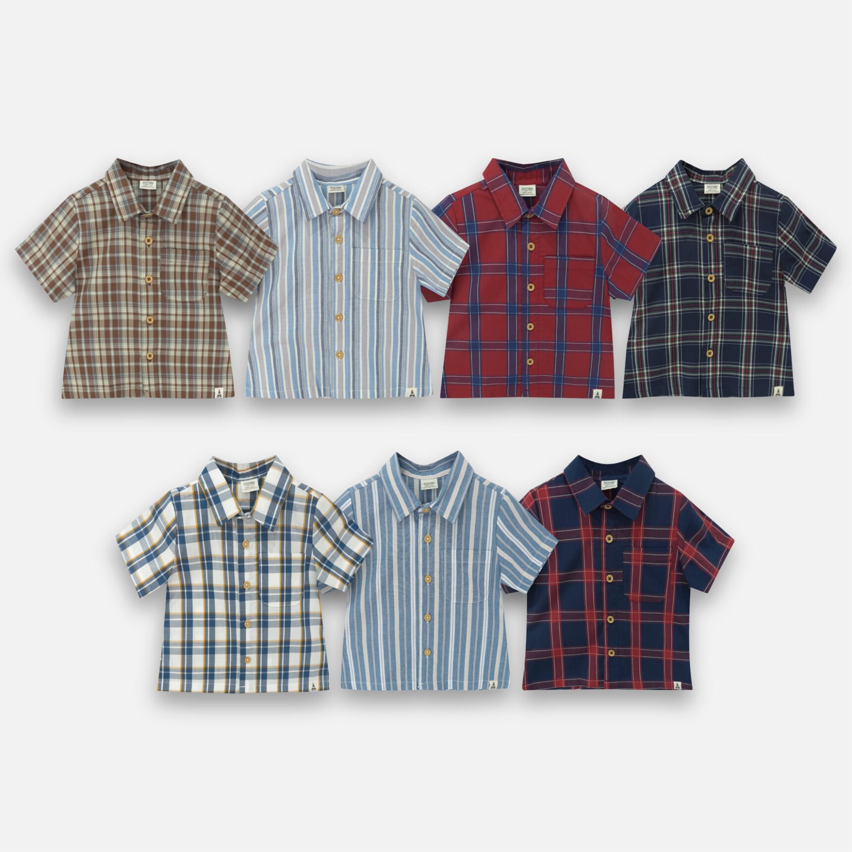 SHORT SLEEVE CHECKERED