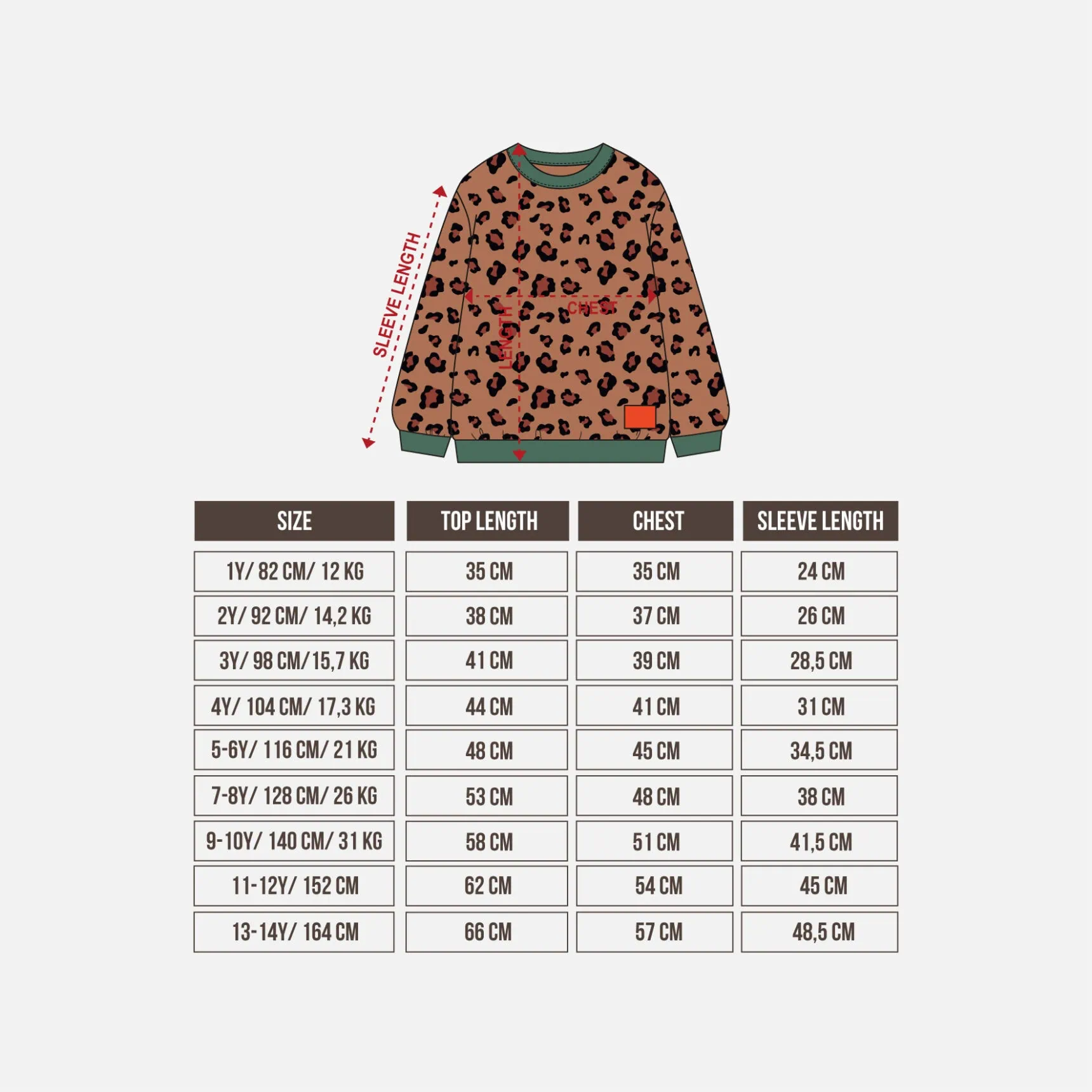ANIMAL PRINT SWEATSHIRT - Gambar 2