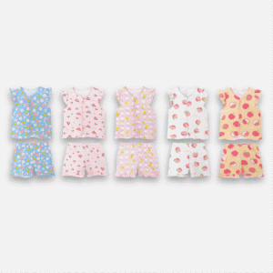 PANNADAILY - SET RUFFLE BABY GIRL PRINT