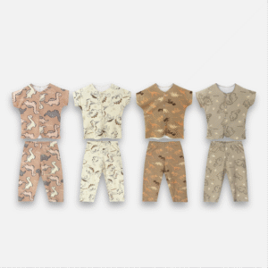 PANNADAILY - BASIC LONG SET BABY PRINT