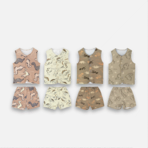PANNADAILY - SLEEVELESS SET BABY PRINT
