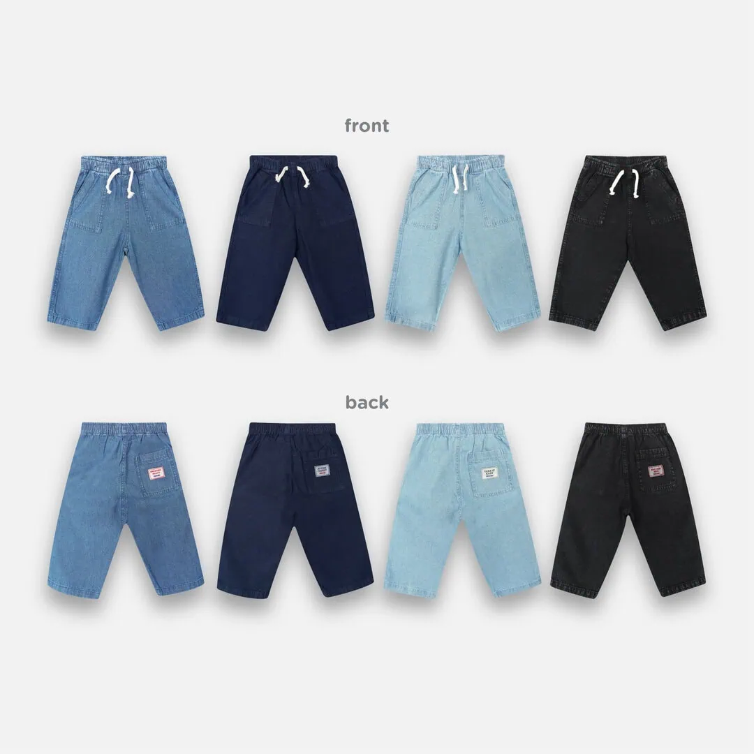 POCKET BAGGY JEANS